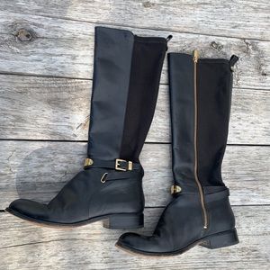 Michael Kors Knee High Black Boots 7.5